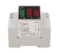 Multifunctional DIN Rail Power Meter Digital AC Voltage Current KWh with 1 Accuracy Data Storage Zeroing Wide Application for Home Industry Lab