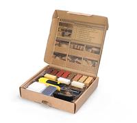 Multifunctional DIY Household Wood Floor Repair Kit Laminate Wooden Board Scratch Mending Tool with 11 Wax Blocks