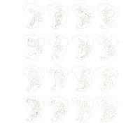 Multifunctional Drawing Decoration Stencil Flexible PET Texture Face Design Template Suitable for Event and Projects Kids Face Paint Template