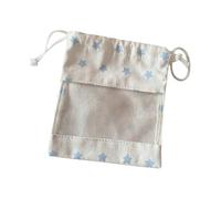 Multifunctional Drawstring Bag Cosmetic Bag Clear Makeup Bag Star Pattern Storage Pouches Traveling Storage Bag Drawstring Bag Traveling Storage Bag Star Pattern Cosmetic Bag Makeup Bag