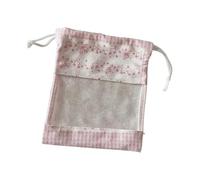 Multifunctional Drawstring Bag Cosmetic Bag Strawberry Makeup Musical Notes Storage Pouches Traveling Storage Cosmetic Pouch Makeup Drawstring Musical Notes Jewellery