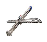 Multifunctional Drywall Cutting Tool, Foldable Gypsum Board Cutter, Adjustable Aluminium Alloy Handheld Panel Cutter Kit with Replacement Cutting Surface and Tape Measure