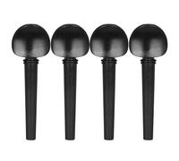 Multifunctional Ebony Wood Cello Pegs Easy Installation Not Drilling Systems for Consistent Tuning on Various Instrument Ebony Cello Pegs
