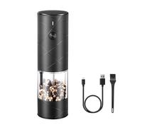 Multifunctional Electric Grinder with Ceramics Salt Pepper Mill Adjustable Coarseness for Coffee Grinding Kitchen Electric Grinder