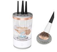 Multifunctional Electric Makeup Brush Cleaner - Economical Automatic Makeup Brush Cleaner: Convenient and Efficient Makeup Brush Cleaning Solution (White)