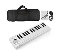 Multifunctional Electric Piano Keyboard, White with gig bag | Electronic Piano Keyboard, Easy to Use, Portable Digital Music Electronic Keyboard for Beginners, Adult