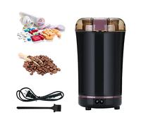 Multifunctional Electric Pill Crusher Grinder- Grind The Medicine and Vitamin or Coffee Beans Tablets of Different Sizes into Fine Powder-Grinder for Feeding Tubes, Children or Pets (Black)