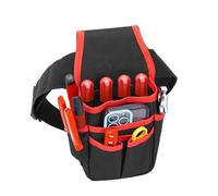 Multifunctional Electrician Tool Bag Waist Pouches Belt Storage Holder Screwdriver Organization Garden Tool Waist Bag Portable Adjustable Waist Pack Heavy-Duty Tool Storage Belt