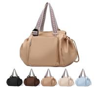 Multifunctional Expandable Travel Tote Bag - 3-in-1 Extra Large Stylish Backpack, Shoulder Bag for Travel, Beach, & Work, Khaki, 32cm x 23cm x 35cm / 12.60inch x 9.06inch x 13.78inch, Fashion