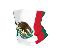 Multifunctional Face Cover Mexico Flag Neck Warmer Non-Slip Face Shield For Running Skiing Climbing
