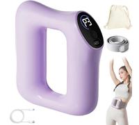 Multifunctional Fascia Ring for the Entire Body, 2026 New Fast Fat Burning Yoga Ring Massager, Ergonomic Yoga Pilates Circle for Back Legs Neck Relaxation, Durable Home Gym (Purple)
