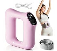 Multifunctional Fascia Ring for the Entire Body, Electric Massage Ring with 3 Modes 5 Levels, Percussion Massager for Muscle Recovery Deep Tissue Relaxation and Full Body Use (Pink)
