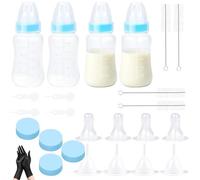 Multifunctional Feeding Bottles For Small Animals Slip Resistant Food Safe PP Materials Easyly Storage Multifunctional Pet Feeding