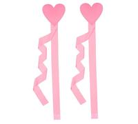 Multifunctional Felt Ribbon Heart Design Whole Year Holidays Valentines Christmas Decors Saves Storage Space Seasonal Use Window