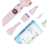 Multifunctional Female Personals Shaver R Rounded Injury Distance Net Smooth Skin LED Display Fast Type C Charging Port Nose Hair Trimmer
