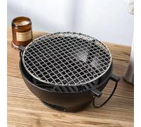 Multifunctional Fire Pit Grill Set Portable Cast Iron Wood Burning Stove With Stainless steel grill for Outdoor Heating & BBQ Cooking for Camping Trips, Backyard, Garden Parties and Family Gatherings