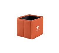 Multifunctional Foldable Car Trash Bin for Tesla Model 3 Highland 2024-2025, Waterproof Car Rubbish Bin, Leather Stain Protection, Dry and Wet Use, Large Capacity, Storage Box,S-Orange
