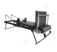 Multifunctional Foldable Pilates Body Shaping Machine for Home Exercise, Body Shaping Pilates Machine, Pilates Core Folding Bed for Body Shaping Body Endurance Stretching Balance Exercise