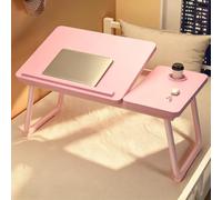 Multifunctional Foldable Portable Bed Desk with Adjustable Angle for Writing and Working in the Dining Room, Living Room, or Bedroom D