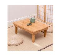 MultiFunctional Folding Coffee Table Low Square Lift Top Nesting Table Versatile Sofa Side & Bedroom Desk Compact Design for Small Spaces (60x40x27cm/23x15x10in)