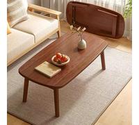 Multifunctional Folding Coffee Table Portable Minimalist Japanese Low Table for Small SpacesChabudai Compact Floor Table (80x55x44cm)