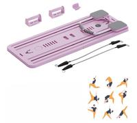 Multifunctional Folding Pilates,Pilates Reformer Set,Purpose Foldable Pilates Reformer Board ,5In1 Pilates Sliding Board (1 )