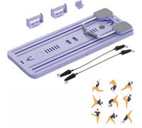 Multifunctional Folding Pilates,Pilates Reformer Set,Purpose Foldable Pilates Reformer Board ,5In1 Pilates Sliding Board (2 )