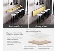 Multifunctional Folding Wall Table - Space-Saving Hanging Dining Desk for Home Garden Cafe & Events - Slim Narrow Design for Small Spaces - Easy Setup & Modern Style