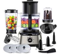 Multifunctional food processor - blender, crusher, grinder, citrus juicer, 2.5L bowl, 1.5L mixer, easy to use, blend, chop, slice