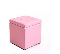 Multifunctional Footstool & Shoe Bench PU Fabric Storage Stool Compact Ottoman for Small Items Stylish Sofa Bench & Versatile Footrest Perfect for Living Room & Entryway