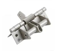 Multifunctional For Automatic Self Closing Spring Hinge, 100x65mm, Iron for Long Lasting Performance on Most Doors (Silver)