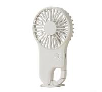 Multifunctional for mini Portable Fan With USB Rechargeable for battery Multiple Settings Personal Cooling Device For Home Office Travel Outdoor Activities Desktop Handheld Turbo Fan(white)