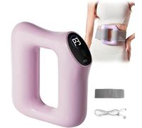 Multifunctional Full-Body Fascia Ring, Deep Tissue Vibrations with Portable Design for Muscle Knot Recovery & Relaxtion,Full Body Massager, High-Frequency Vibration (Pink)