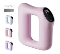 Multifunctional Full-Body Fascia Ring, Ergonomic Electric Blaster Massage Tool, Full-Body Fat Burning and Shaping for Abdomen, Back, Legs(Pink)
