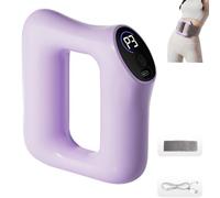 Multifunctional Full-Body Fascia Ring, Ergonomic Electric Fascia Massager, Cordless Massager Ring, Deep Tissue Vibrations Suitable for Abdomen, Back, Legs (Purple)