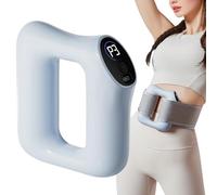 Multifunctional Full-Body Fascia Ring Fast Fat Burning Yoga Ring Massager 3 Modes & 5 Intensitys Levels Full Body Muscle Relaxation Home & Travel Use Blue