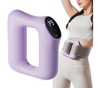 Multifunctional Full-Body Fascia Ring Fast Fat Burning Yoga Ring Massager 3 Modes & 5 Intensitys Levels Full Body Muscle Relaxation Home & Travel UsePurple