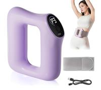 Multifunctional Full-Body Fascia Ring, Fast Fat Burning Yoga Ring Massager, Ergonomic Electric Fascia Massager for Muscle Stimulater, Adjustable 3 Modes & 5 Levels for Belly Neck Waist Arms Legs