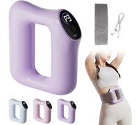 Multifunctional Full-Body Fascia Ring, Fat Burning & Shaping & Muscle Relaxation, Ergonomic Electric Fascia Massager with 8 Adjustable Modes, High-Frequency Vibration, Gym Fitness Tool,Purple