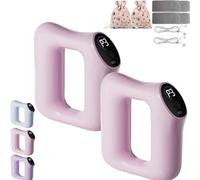 Multifunctional Full-Body Fascia Ring, Portable Adjustable Modes Cordless Massager Ring, Full-Body Fat Burning and Shaping, Ergonomic Design Deep Tissue Vibrations Electric Massager Tool (Pink*2)