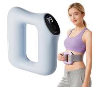Multifunctional Full-Body Fascia Ring- Wireless Electric Muscle Stimulator with 3 Modes & 5 Intensity Levels, Ergonomic Deep Tissue Massage Tool for Belly, Neck, Waist, Arms, Legs & Butt (Blue,1)
