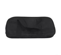 Multifunctional Gadget Bag with Pouch Strap and Wide Duty Heavy Bottom Zipper Storage DIY（Black） for Electricians Carpenters Artists Makeup Sewing and Hand