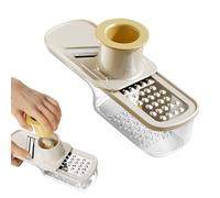 Multifunctional Garlic Chopper - Manual Garlic Mill Press for Spices | Portable Kitchen Utensil for Home, Restaurant Camping | Compact ABS Design