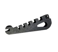 Multifunctional Glasses Leg Modification Tool Fixes Small Polymer Parts Sturdy Repair Eyeglass Frame Tool Bent Temple Loose Arms Fix Bender Round Hole Bioplastic Sturdy Portable Compact Home Travel