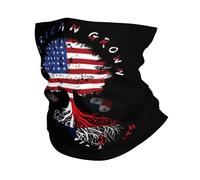 Multifunctional Half Face Scarf,America and Panama Panamanian Flag Roots,Headwear Novelty Neck Gaiter for Yoga Men Skiing 26X30cm