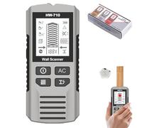 Multifunctional Handheld Metal & Wall Detector, Upgraded Portable Wire Pipe Power Scanner, 5 in 1 Wall Stud Finder Scanner for Detecting Metal, Wood and Ac Cables in The Wall (Sliver)