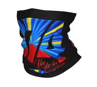 Multifunctional Headwear 974 Reunion Island Logo Neck Gaiter Women Men Windproof Winter Reunionese Proud Bandana Scarf for Ski