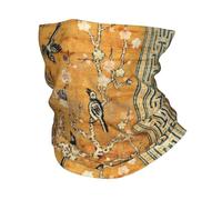 Multifunctional Headwear Antique Chinese Pictorial Birds Tree Rug Bandana Neck Warmer Women Men Winter Ski Tube Scarf Gaiter Bohemian Face Cover