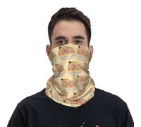 Multifunctional Headwear Cartoon Bubu Dudu Panda Bear Bandana Neck Gaiter Printed Wrap Scarf Warm Face Mask Outdoor Sports Unisex Adult All Season