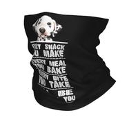 Multifunctional Headwear Dalmatian Dog Every Snack You Bake Bandana Neck Cover Mask Scarf Multifunction Face Mask Running For Men Women Adult Windproof